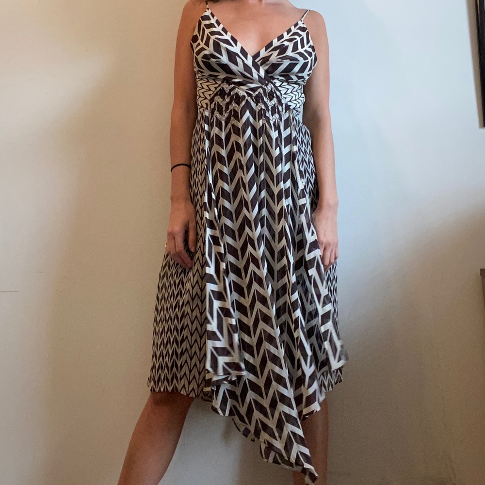 BCBG Maxazria tribal dress